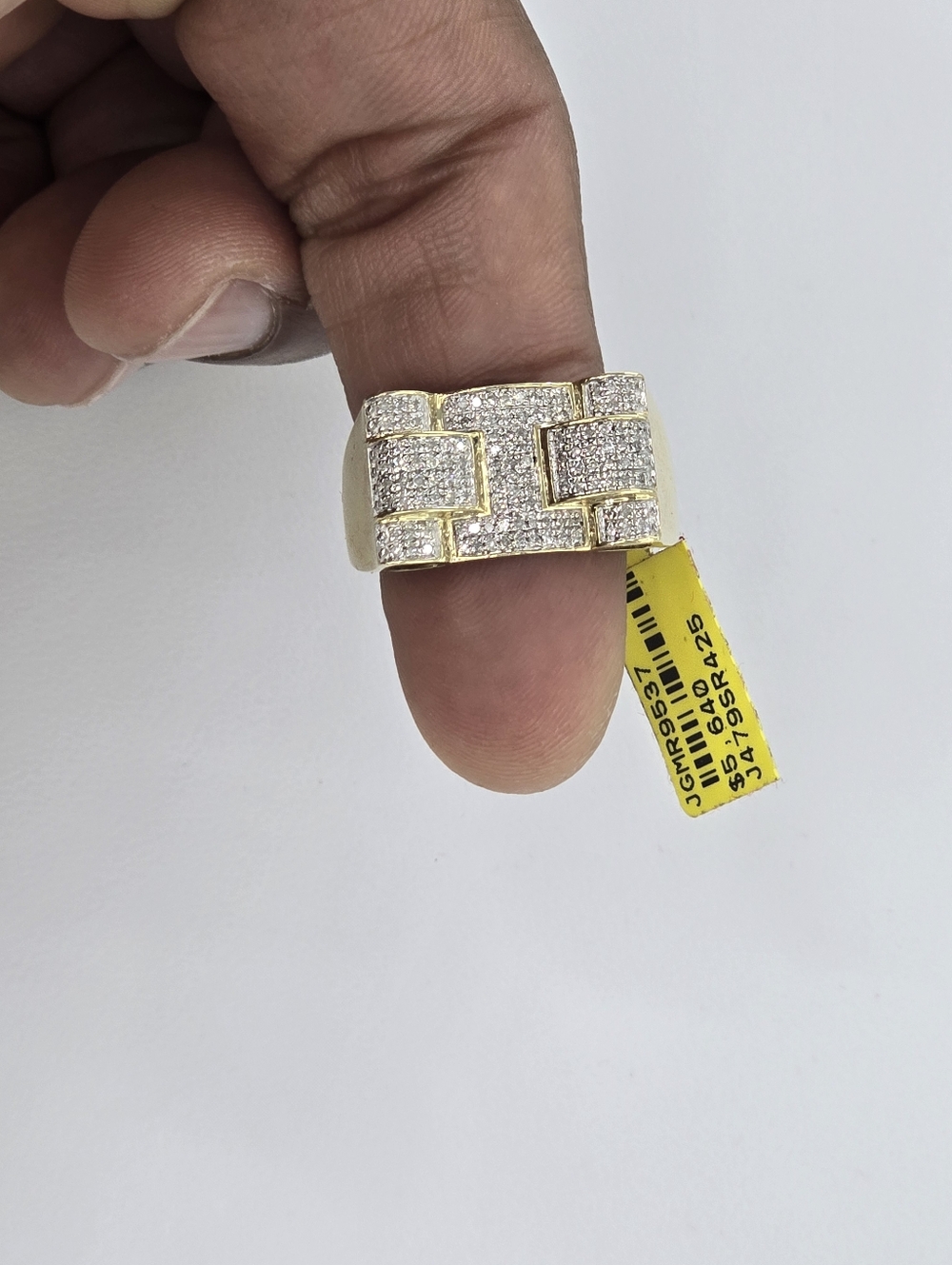 Real Diamond 10kt Gold Ring For Men